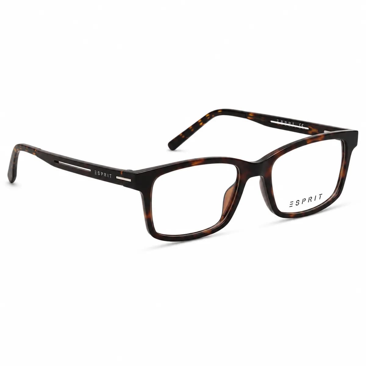Esprit Rectangular Dark Havana Eyeglasses (ET17567) — thumbnail 3