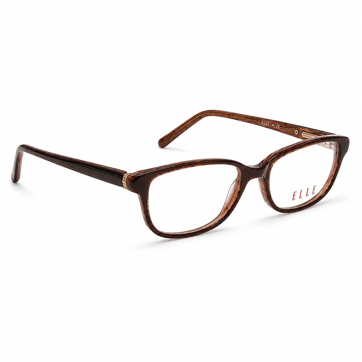ELLE Oval Burgundy Eyeglasses (EL13349) — thumbnail 3
