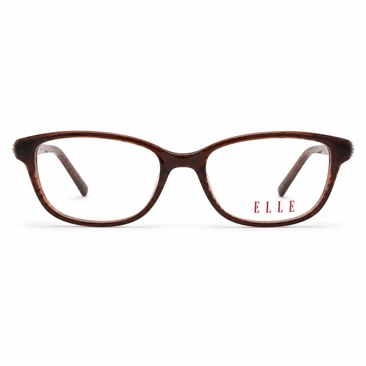 ELLE Oval Burgundy Eyeglasses (EL13349)