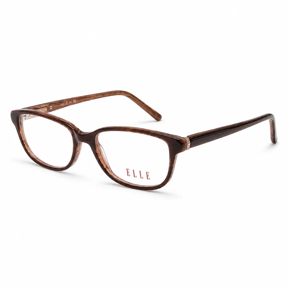 ELLE Oval Burgundy Eyeglasses (EL13349) — thumbnail 2