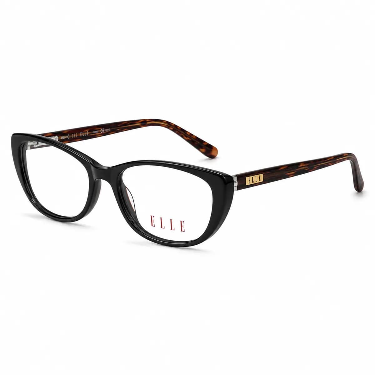 ELLE Oval Black Eyeglasses (EL13350) — thumbnail 2