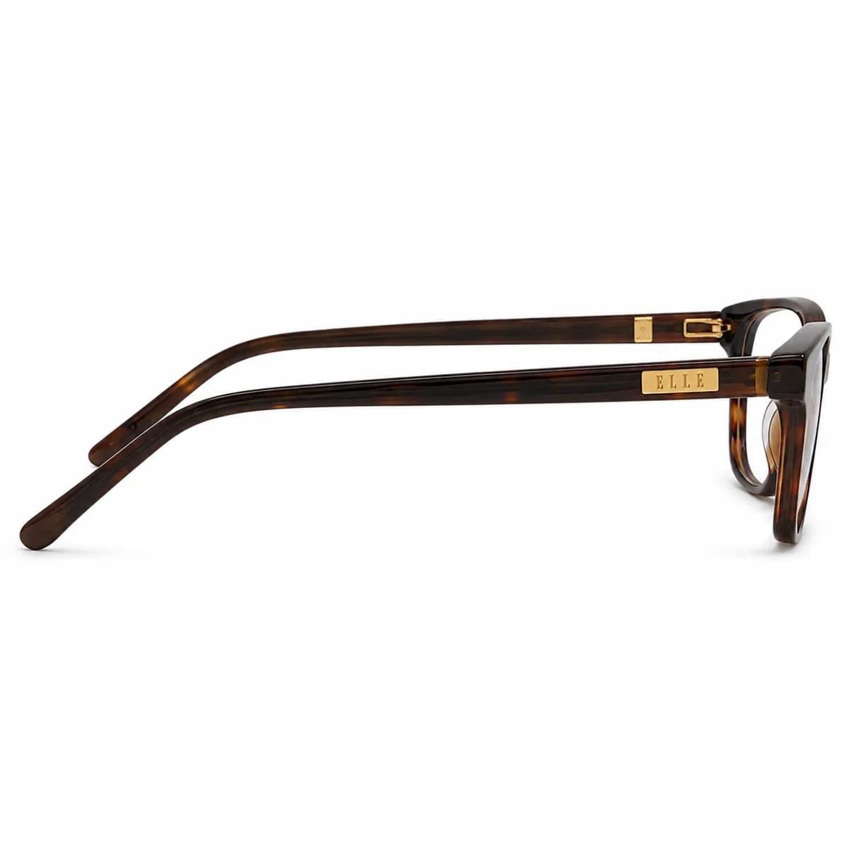 ELLE Round Dark Tortoise Eyeglasses (EL13378) — thumbnail 4