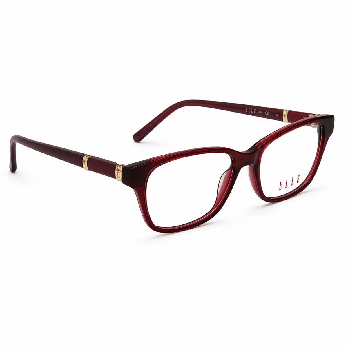 ELLE Rectangular Wine Eyeglasses (EL13409) — thumbnail 3