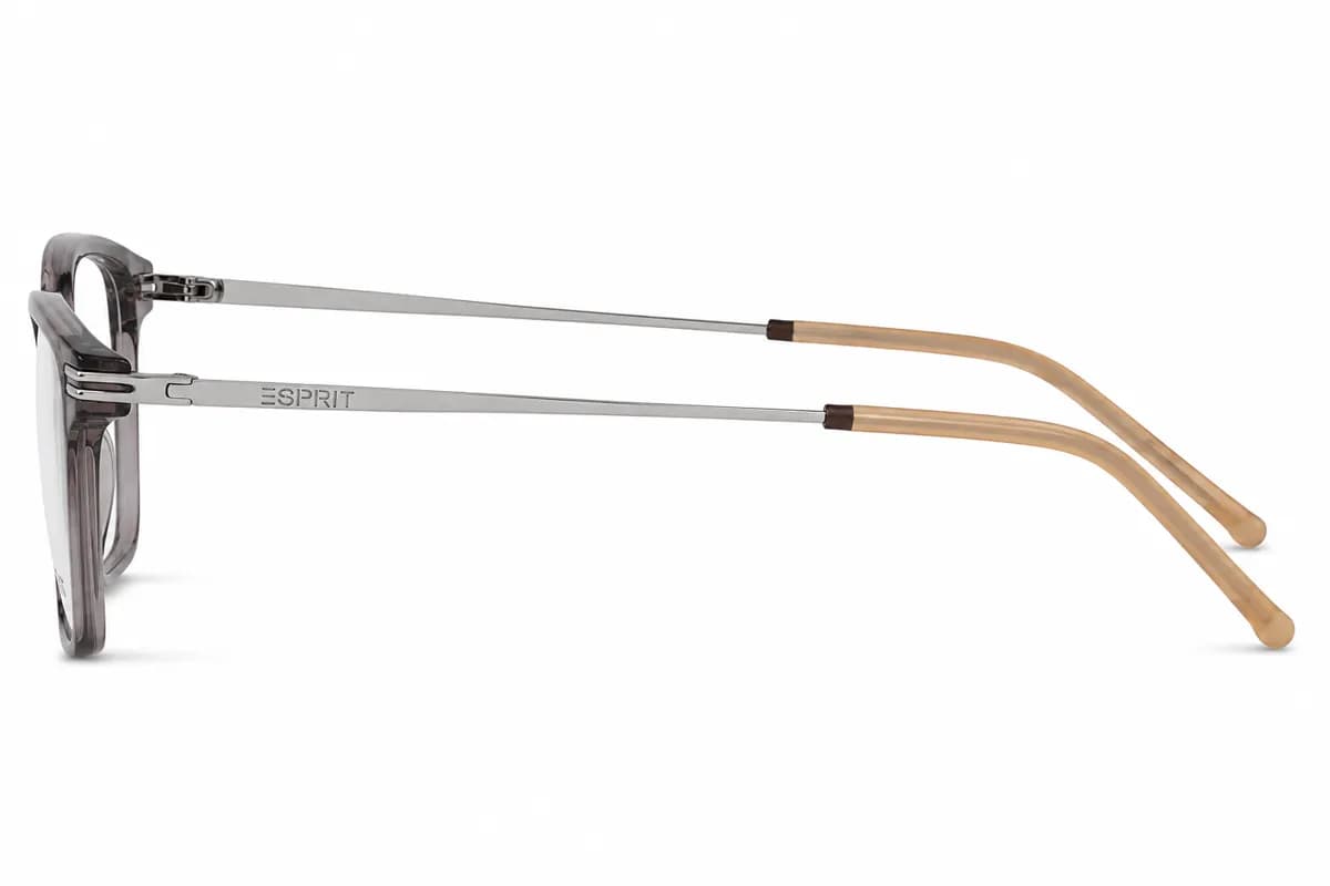 Esprit Rectangular Warm Grey Eyeglasses (ET35626) — thumbnail 4
