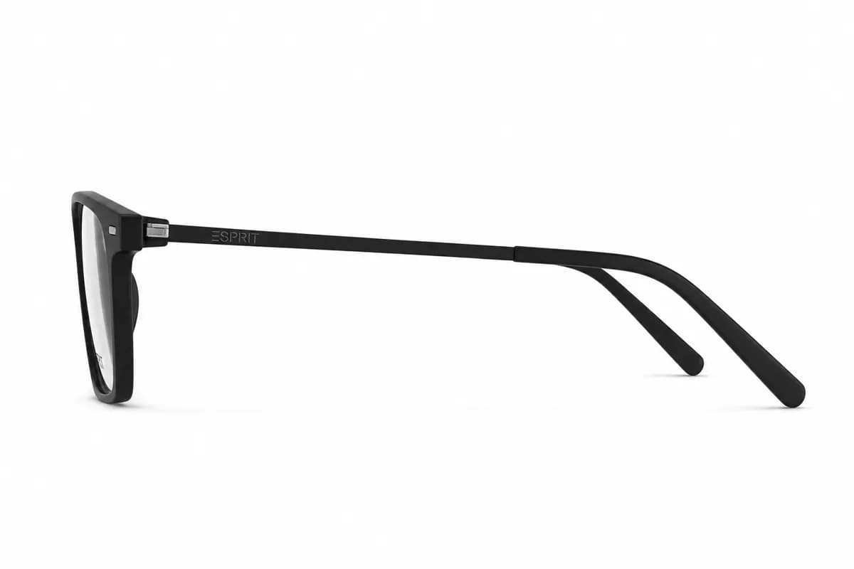 Esprit Rectangular Black Eyeglasses (ET35616) — thumbnail 4
