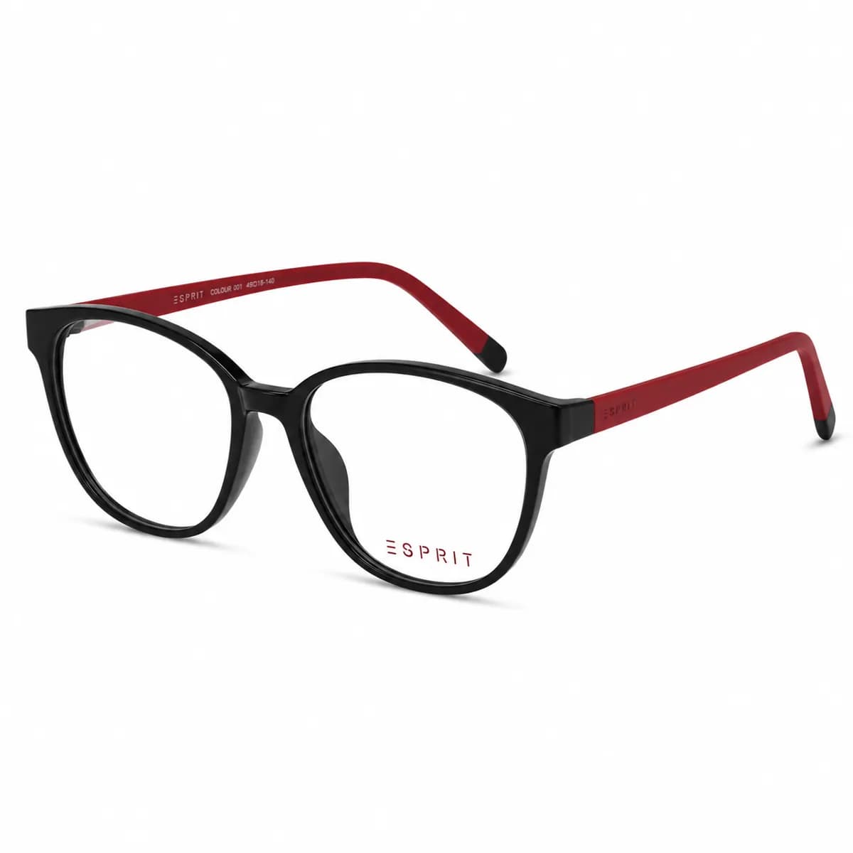 Esprit Round Matte Black Eyeglasses (ET17504) — thumbnail 2