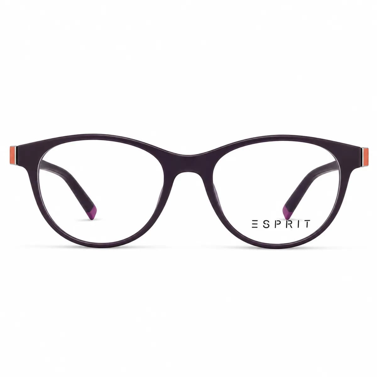 Esprit Oval Dark Plum Eyeglasses (ET17503)