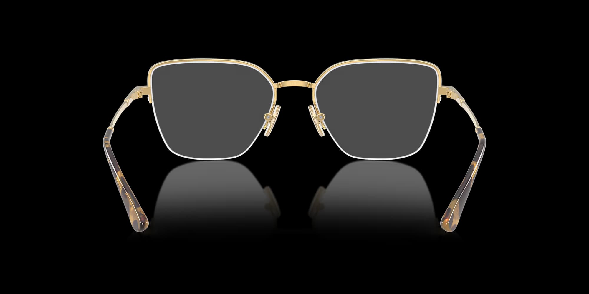 VO4331 – Gold Butterfly Eyeglasses - side view