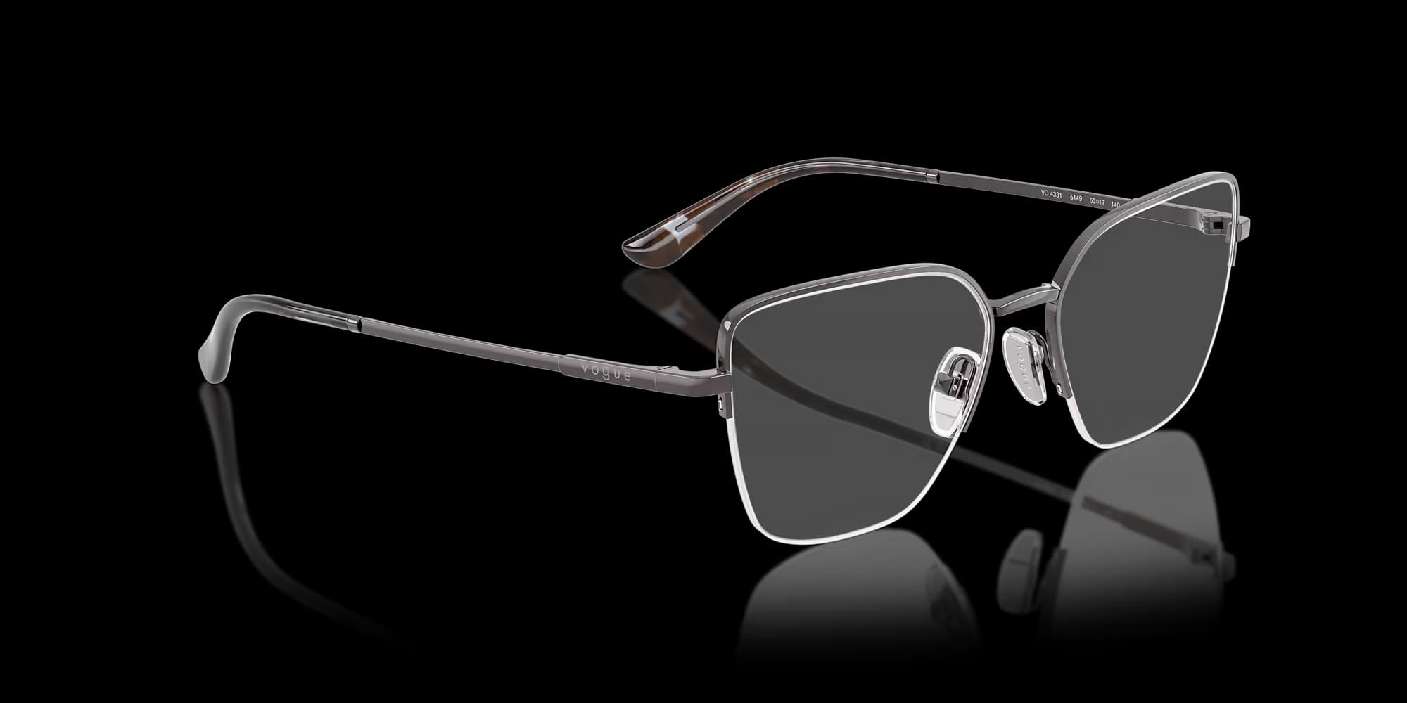 VO4331 – Light Violet Butterfly Eyeglasses - detail view
