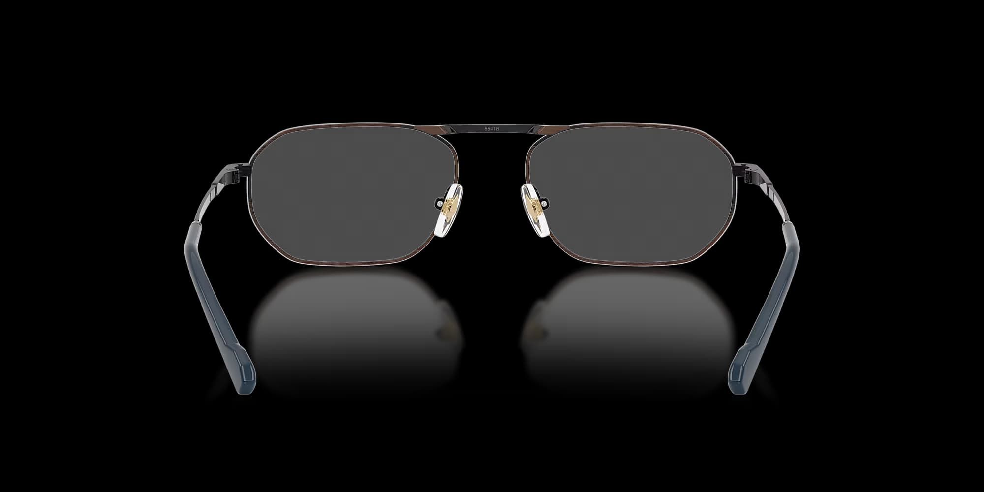 VO4347 – Antique Copper Metal Eyeglasses - side view