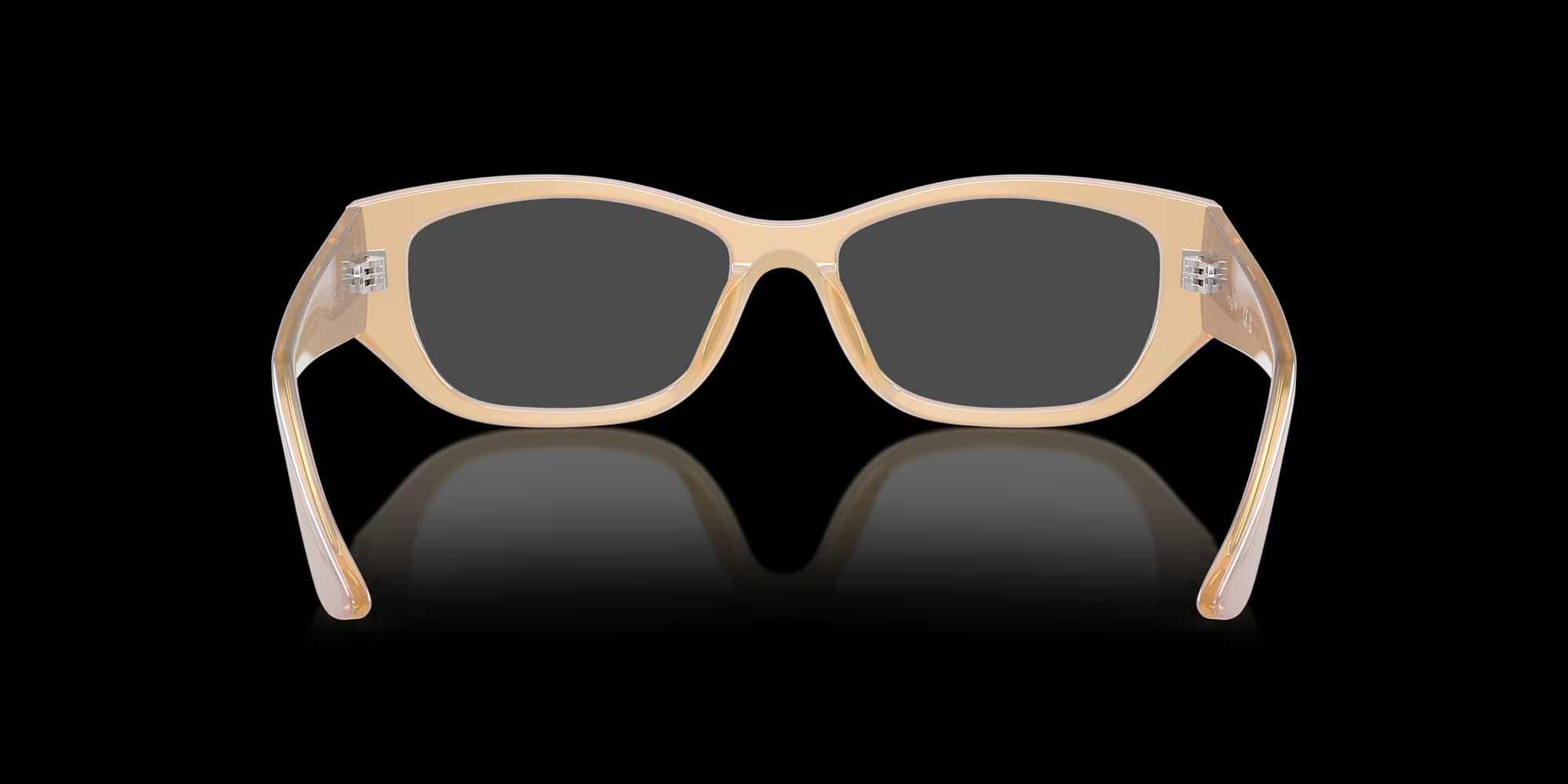 VO5640U – Transparent Pearl Cream Pillow Eyeglasses - side view