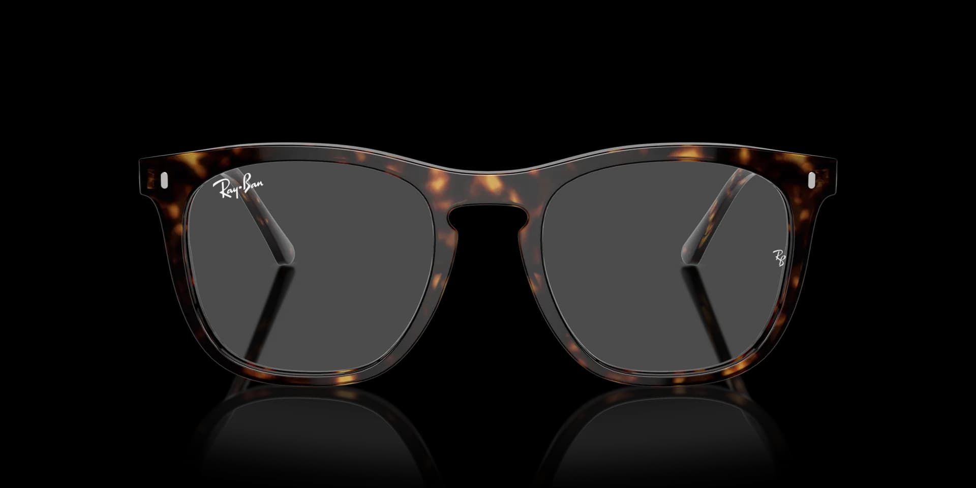 Exclusive Ray-Ban RX2210V 2012 Havana Acetate Frame | Eye Square Optical - detail view