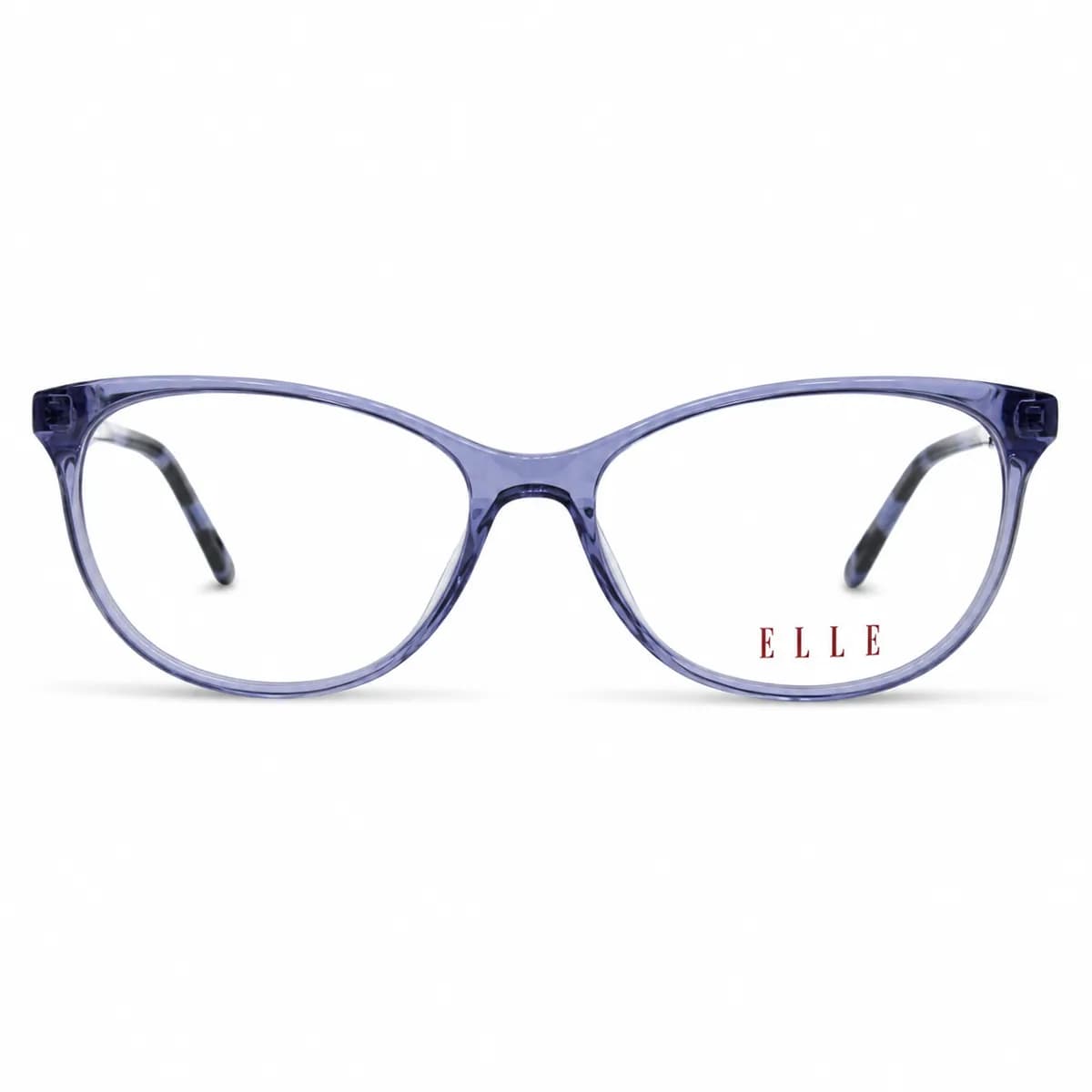 ELLE Oval Crystal Blue Eyeglasses (EL13458)