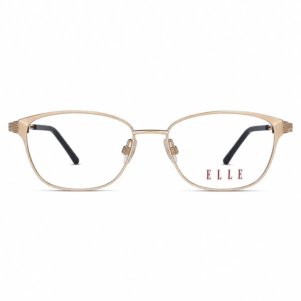 ELLE Oval Gold Metal Eyeglasses (EL13369)