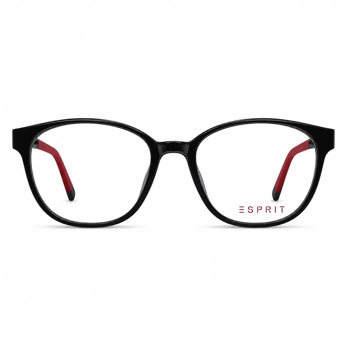 Esprit Round Matte Black Eyeglasses (ET17504)