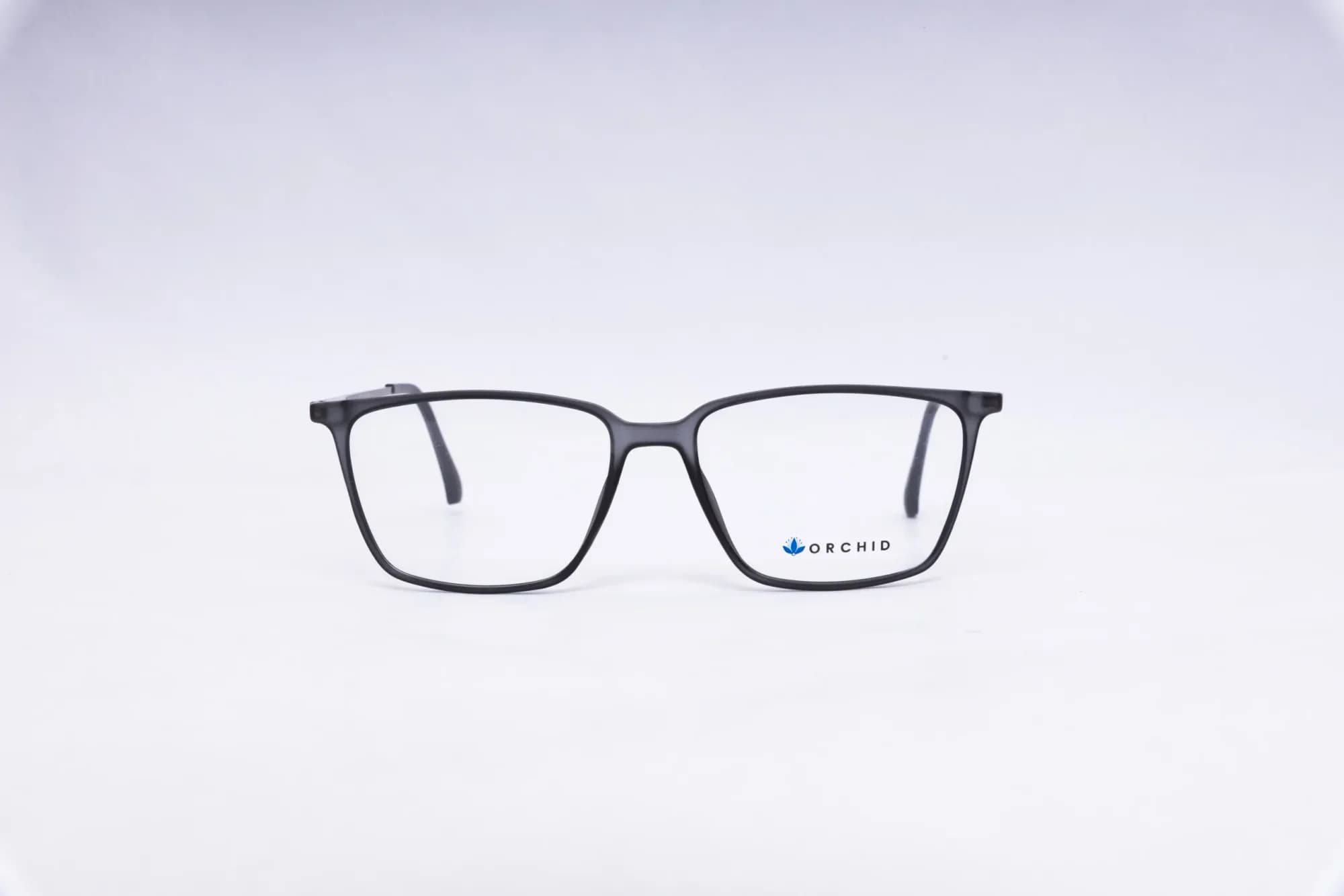 Orchid Rectangular Grey Eyeglasses
