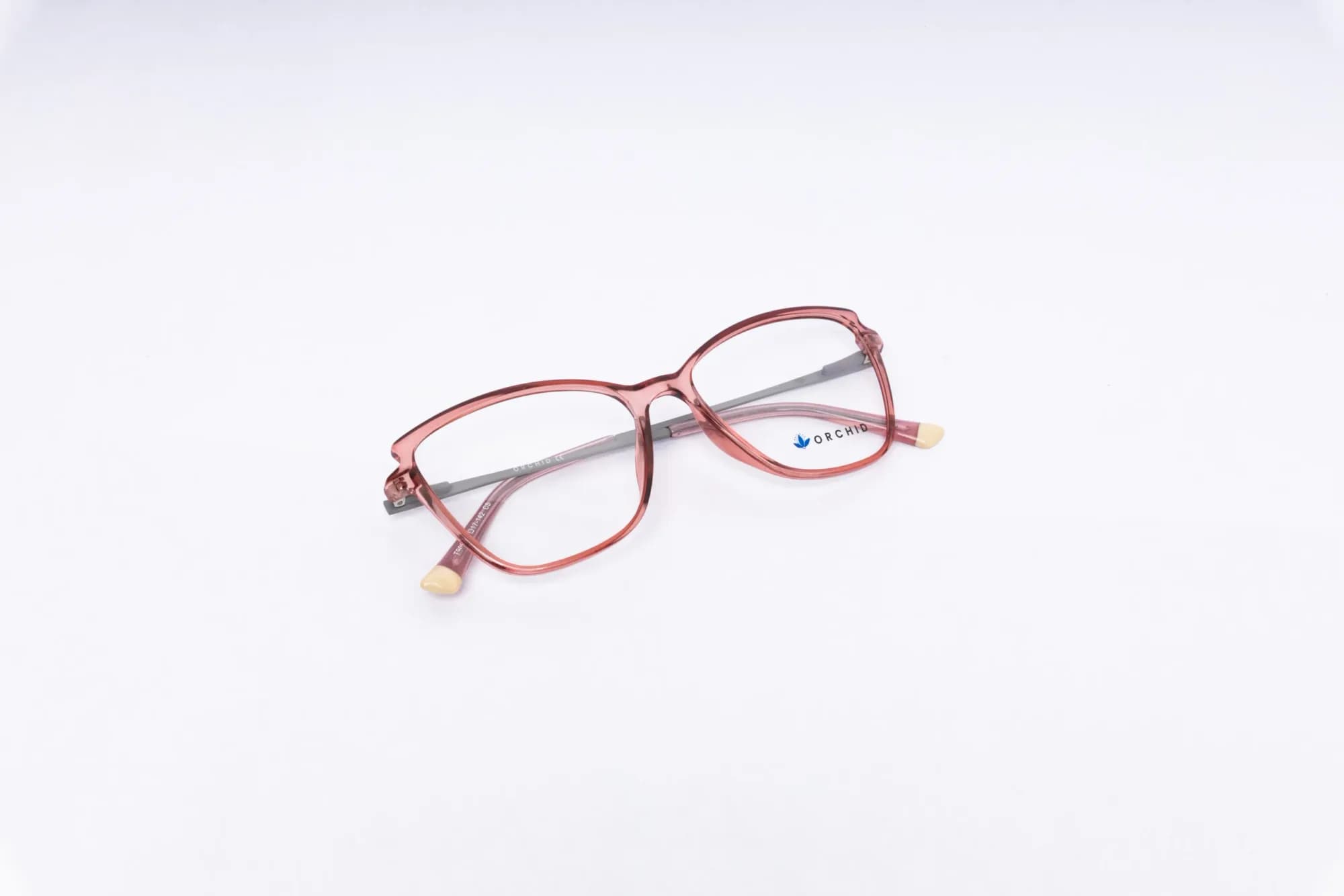 Orchid Rose Square Eyeglasses – Lightweight Full Rim Optical Frame